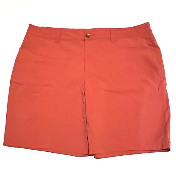 Eddie Bauer Coral Pink Activewear Stretch Nylon Shorts Women's Plus 16